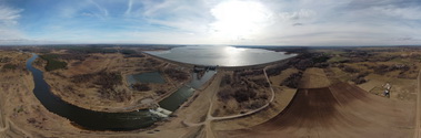 Widok na tame Jeziorsko - Warta 